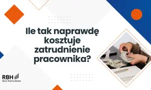 Ile tak naprawdę kosztuje zatrudnienie pracownika w jednoosobowej działalności gospodarczej? Obraz przedstawia ręce liczące pieniądze, symbolizujące koszty.
